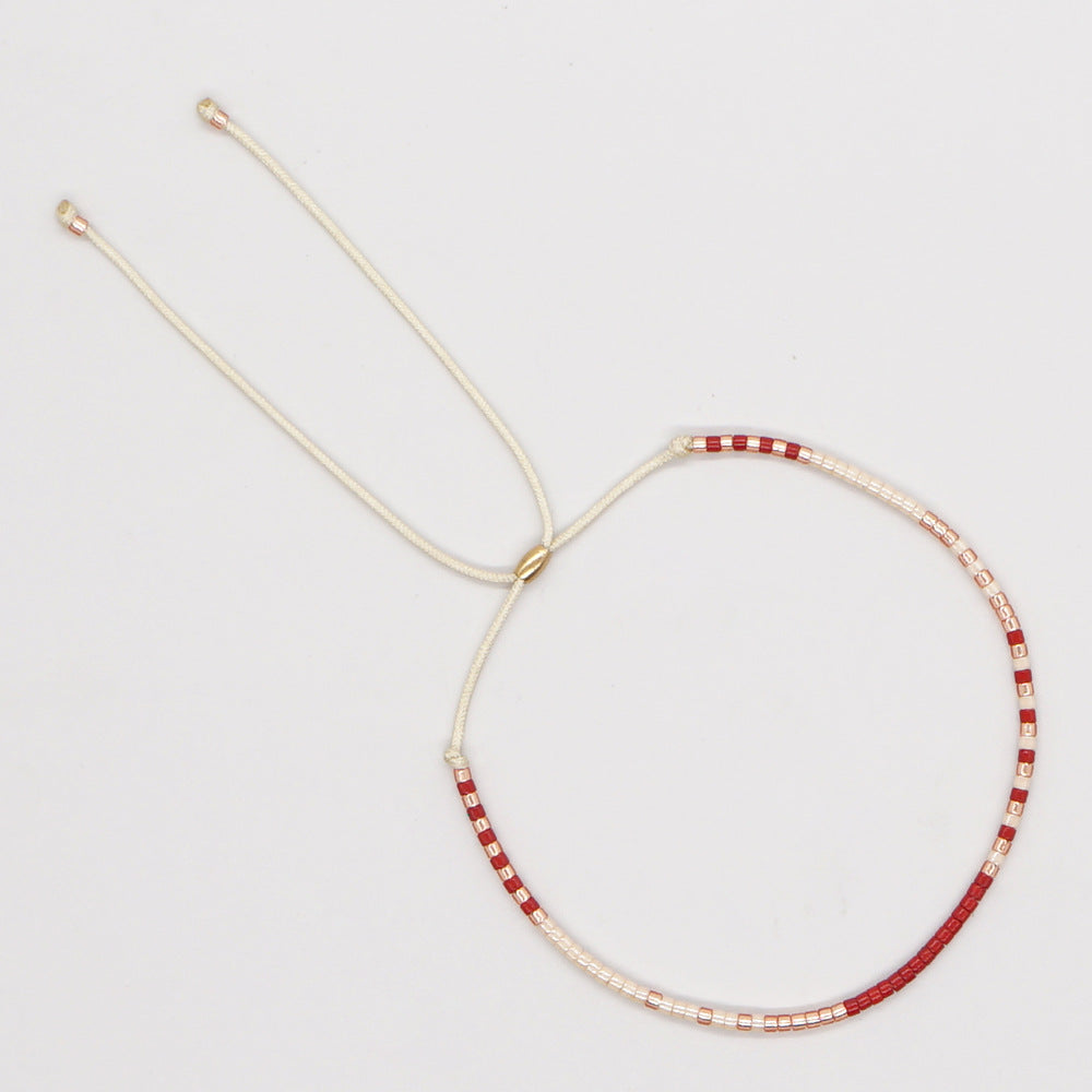 Wholesale Colorful Beads Glass Bracelet